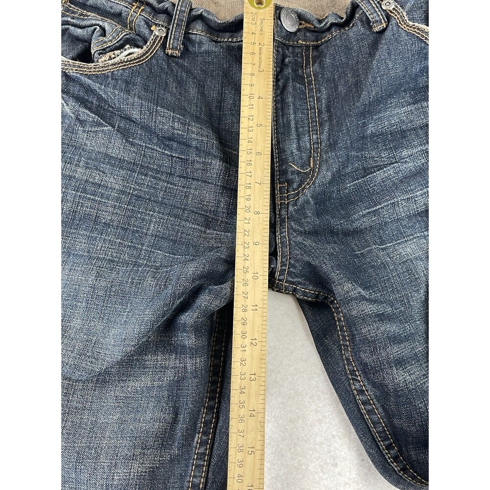 Aeropostale Jeans Men’s 34x34 Dark Blue Driggs Slim Bootcut Denim - Picture 4 of 11